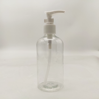 250 ml plastic bottle, pump bottle, gel pump bottle, alcohol pump bottle, cream bottle