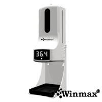 เครื่องจ่ายแอลกอฮอล์ แบบน้ำ พร้อมวัดอุณหภูมิอัตโนมัติ พร้อมฐานรอง Winmax-K9 Pro Winmax-K9 Pro