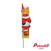 Petsuka Soft Fabric Realistic Fish Cat Teaser Stick Nemo