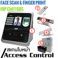 FaceScan and Fingerprint HIP CMi F68S Access Control