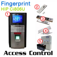 เครื่องสแกนลายนิ้วมือ ควบคุมประตู Access Control Fingerprint HIP Ci806U ACC Ci806U