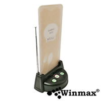 แท่นโฆษณาพร้อมปุ่มกดเรียกคิว Menu holder base Winmax-K-G3 Winmax-K-G3