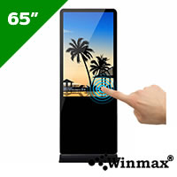 Stand Alone iPhone Style Touch Screen Digital Signage Model Winmax-DST65