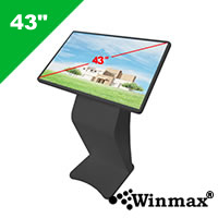 Stand Alone  Touch Screen Kiosk Model Winmax-K043