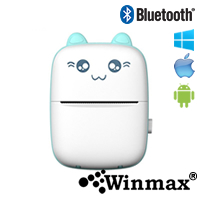 เครื่องปริ้นข้อความ รูปถ่าย จากสมาร์ทโฟนผ่าน Bluetooth โดยไม่ต้องใช้หมึก Winmax-Mini-P1B Winmax-Mini-P1B