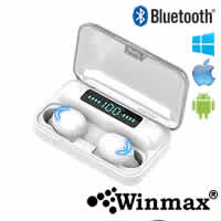 ٿѧ ٿѧ ʹ Bluetooth ѹ IPX-6 Earphone 9D Stereo Headphones Bluetooth Gaming Sport Waterproof F9