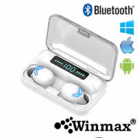 หูฟังสเตอริโอไร้สาย หูฟังเล่นเกม เชื่อมต่อด้วย Bluetooth กันน้ำ IPX-6