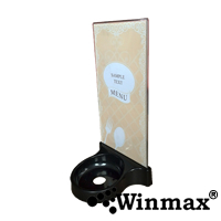 Acrylic Menu Holder for Restaurant Black Winmax-K-SPB
