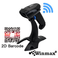 Wireless Barcode Reader 2.4G Winmax-P309 With Stand