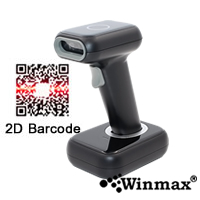 เครื่องอ่านบาร์โค้ดไร้สาย Wireless QR Code Winmax-YK-WHS26 พร้อมแท่นชาร์จ Winmax-YK-WHS26