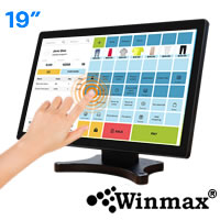 LED Desktop Computer Wide Screen 19 Inch Capacitive Touch Screen Monitor 