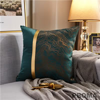 Luxury Bronzing Velvet Cushion Cover