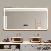 Wall Mirror with Adjust Light Color And Touch Screen