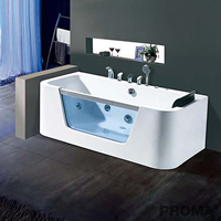 Bathtub White Color Modern Massage Bathtubs & Whirlpools
