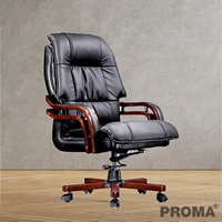 Luxury Wooden Executive Office Chair