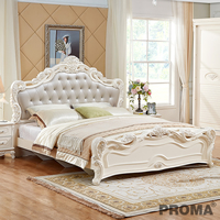 Luxury European Style Carved Bed Princess Bed