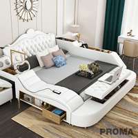 Modern Luxury Beds With Multifunctional