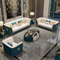 Luxury Modern Design Sectional Upholstery Fabric Sofa