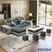 Living Room Furniture Fabric Corner Lounge Chair Sofa Bed
