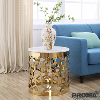 Luxury Marble Round Sofa Side Table