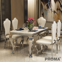 Modern Crystal Dining Table