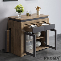 Simplicity Home Multifunction Modern Wooden Folding Dining Table