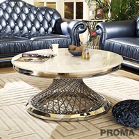 Luxury Marble Sofa Center Standless Table