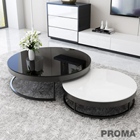 Nordic Modern Tempered Glass Coffee Table