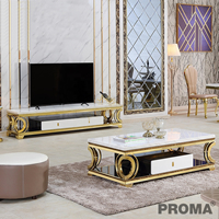 Luxury Square Sofa Center Table
