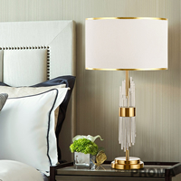 Luxury Table Lamp Crystal Bedroom Creative