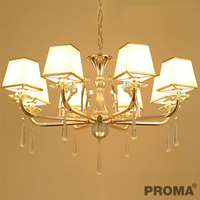 Ceiling Mounted Large Pendant Light With Adjustable Chain 8Heads-90x55cm