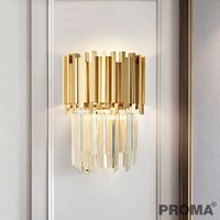 Modern Cristal Luxury Modern Crystal Luxury Wall Mounted Lamp 30x60