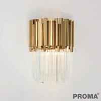 俵Դѧʵ Modern Cristal Luxury Modern Crystal Luxury Wall Lamp 25x40 Proma-LW03