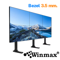 จอแสดงผล จอโฆษณา LCD วีดีโอวอลล์ ขนาดใหญ่ 46-65 นิ้ว 3.5 มม. Winmax-Bezel-S
