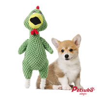 Acorn Chicken Petsuka Plush Toy Pet Teether Singing Green