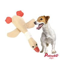 Duck doll dog toy Petsuka pet flossing toy with sound yellow