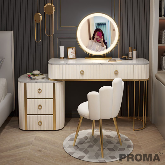 LED Modern Minimal Modern Proma Minimal Curved Vanity