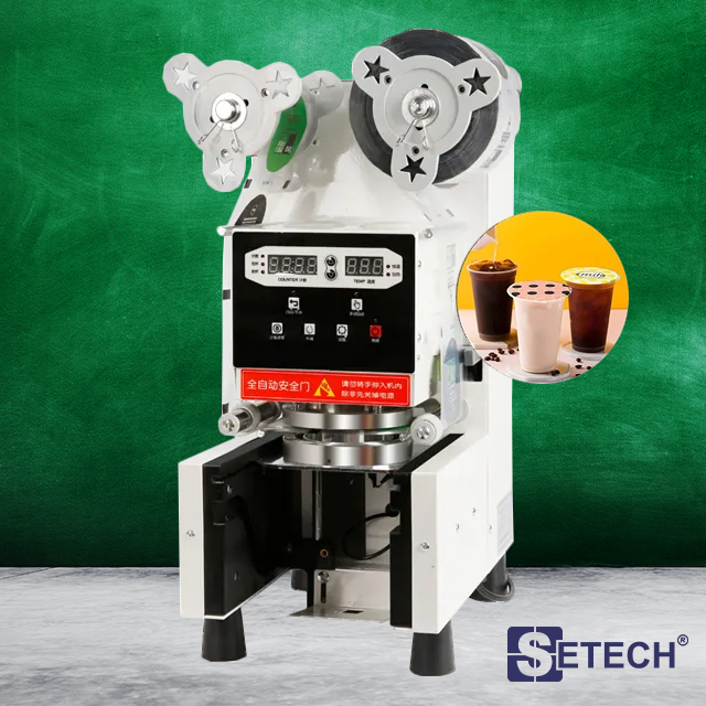 Automatic glass lid sealing machine SETECH-GS-908