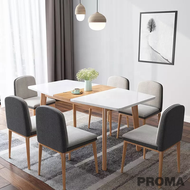 DINING ROOM WOODEN RECTANGLE FOLDABLE DINING TABLES