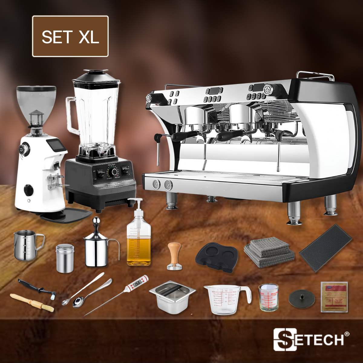 Coffee maker set for opening a shop equipment 26 items SET XL