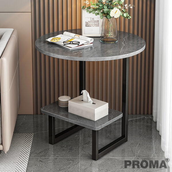 Small Round Table Sofa Side Living Room