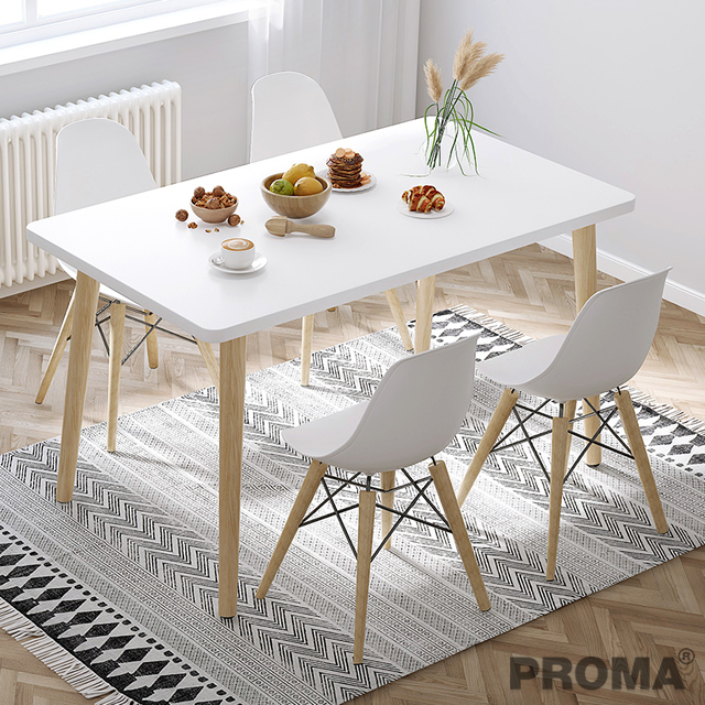 Dining Table Solid Wood Legs Eating Table