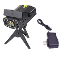 ไฟเลเซอร์ แสงสีเขียวแดง ไฟโปรเจคเตอร์เลเซอร์ Laser DJ Lighting