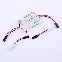 DC 12V 24 SMD LED Car Interior Light Panel Auto Lamp Bulb