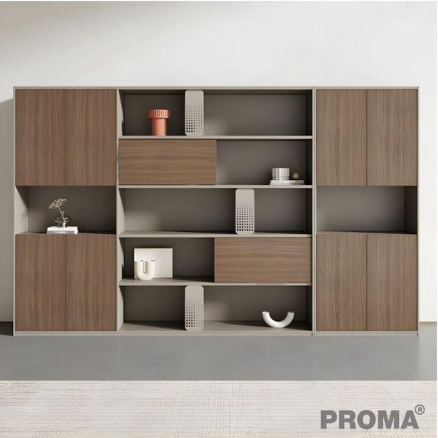 Office filing cabinet modern style Simple wood design.