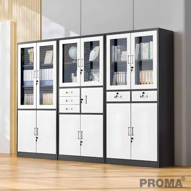 Beautifully designed file cabinet made from good quality steel, strong and durable.