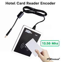ͧҹ¹ѵ Ѻç Hotel Card Reader Encoder 13.56mhz Winmax-V9-T1356