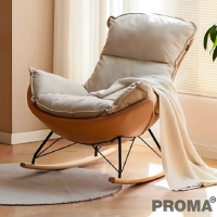 Luxury Modern Leisure Chairwith Gold Rim
