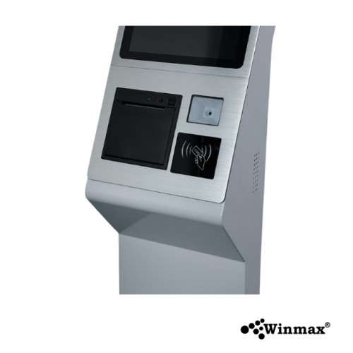 เครื่องกดบัตรคิวบริการตนเอง ตู้คีออสขายสินค้า Kiosk Ordering Self Service ขนาด15.6นิ้ว Winmax รุ่น Win511