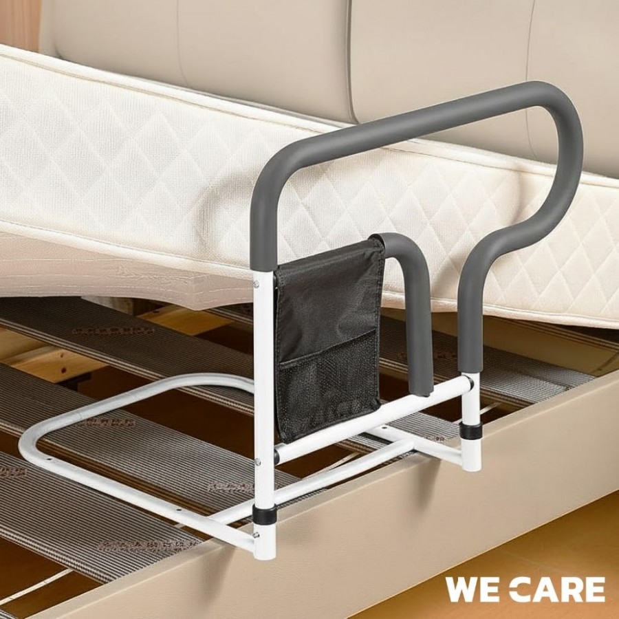 ราวจับพยุงตัวขอบเตียงผู้สูงอายุ ราวจับข้างเตียง ปรับความสูง 4 ระดับ รุ่น MobiCare-1